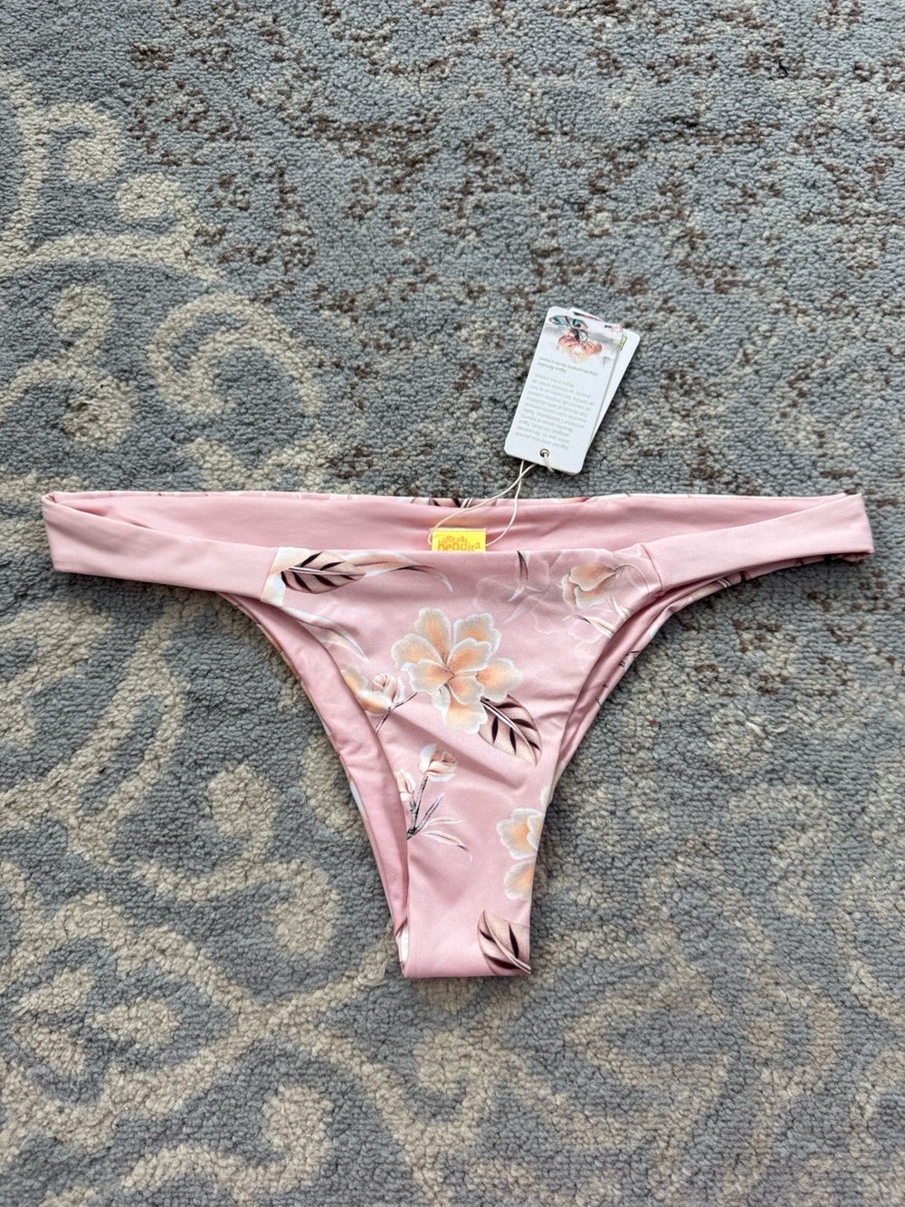 Agua Bendita Polly Manila Cheeky Low Rise Bikini Bottom Pink XL